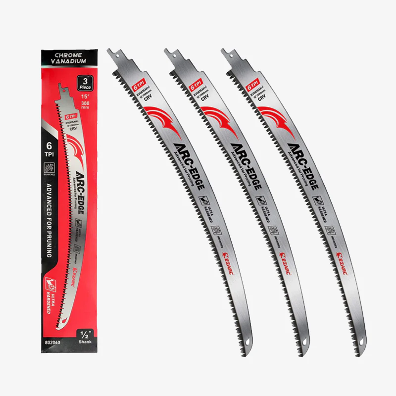 Japanese Teeth 6 TPI Reciprocating Saw Blade (Arc Edge, 15 in)