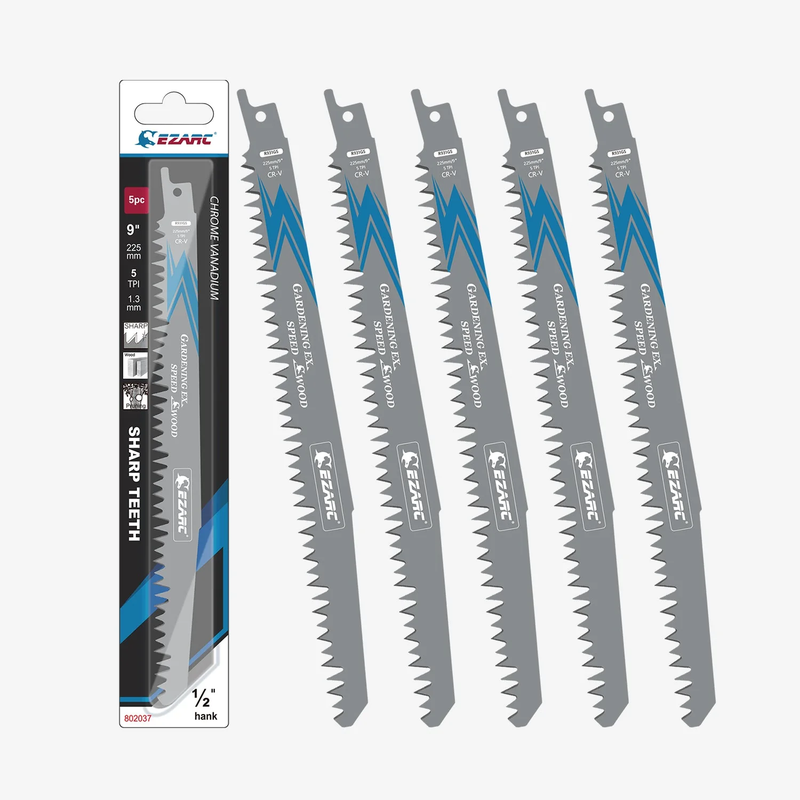 CRV, 9/12 in, 5 TPI Reciprocating Saw Blade