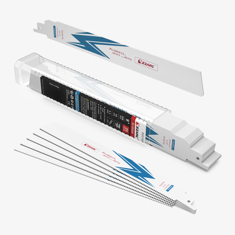 Bi-Metal, 6/9/12 in, 14 TPI Reciprocating Saw Blade