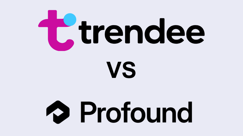 Trendee vs Profound：2025年GEO服务商深度对比评测